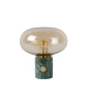 lafabryka.pl Lampa stołowa CHARLIZE Ø 23 cm 1xE27 Amber 03520/01/62 Lucide
